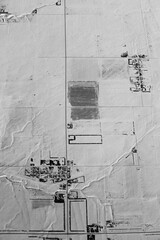 geometric farmland in sowy Canada  © Tommy