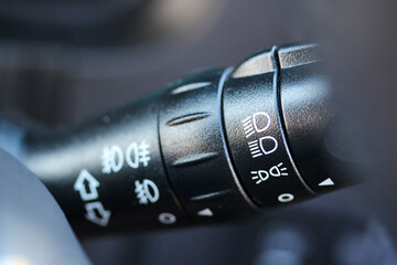 Vehicle light and indicator stalk