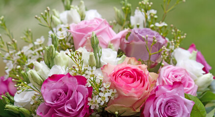 Romantischer Blumenstrauß