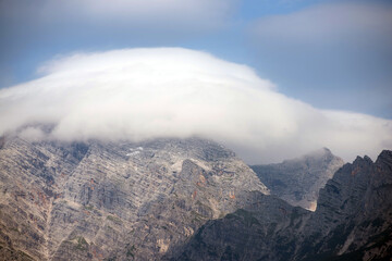 Summer alpine landscape in National Park Hohe Tauern, Austria. Panorama of the Alps, National Park Hohe Tauern