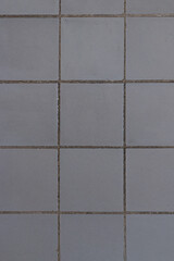 Old tiled floor, blue grey with dark kit