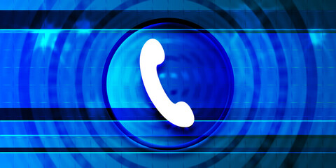 Phone icon optimum prime digital smart blue banner background abstract futuristic motion illustration