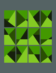 Fototapeta premium Color geometric design, vector background.