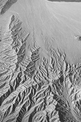 the foot of a mountain