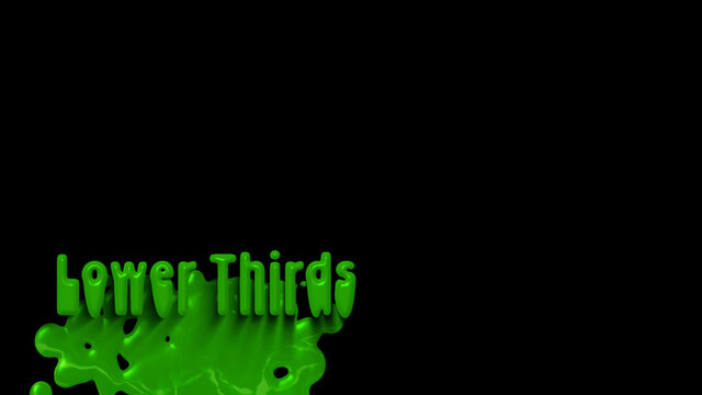 Slimy Lower Thirds