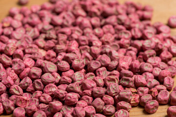 peas seeds for planting. processing before planting