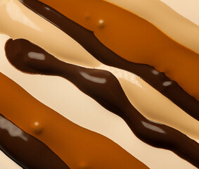Texture of smudge cosmetic cream foundation liquid background