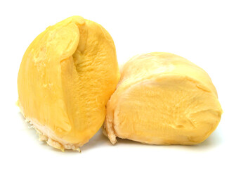 durian  isolated on white background.