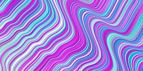 Light Pink, Blue vector backdrop with bent lines. Bright sample with colorful bent lines, shapes. Best design for your posters, banners.