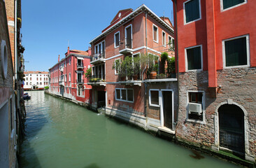Fototapeta na wymiar Architectural detail in Venice, Italy, Europe