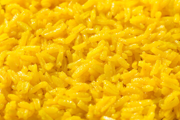 Homemade Steamed Turmeric Rice