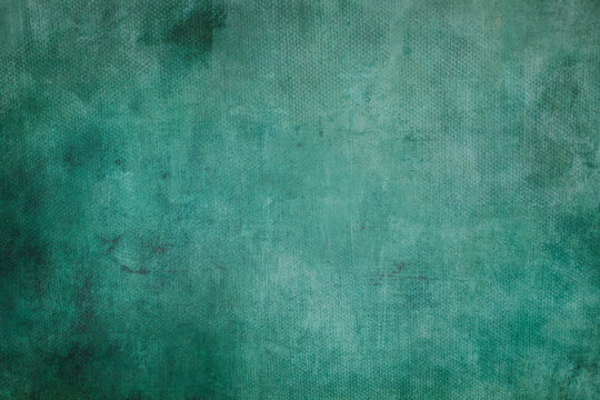 Old teal grungy canvas