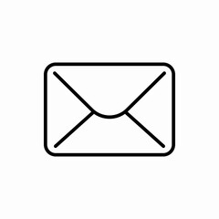 Outline mail icon.Mail vector illustration. Symbol for web and mobile