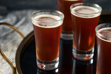 Boozy Refreshing Red Headed Shots