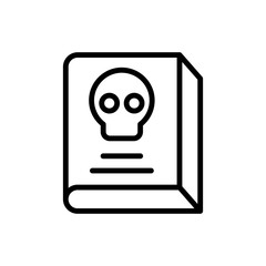 Anthropology, book icon. Simple line, outline vector elements of knowledge icons for ui and ux, website or mobile application