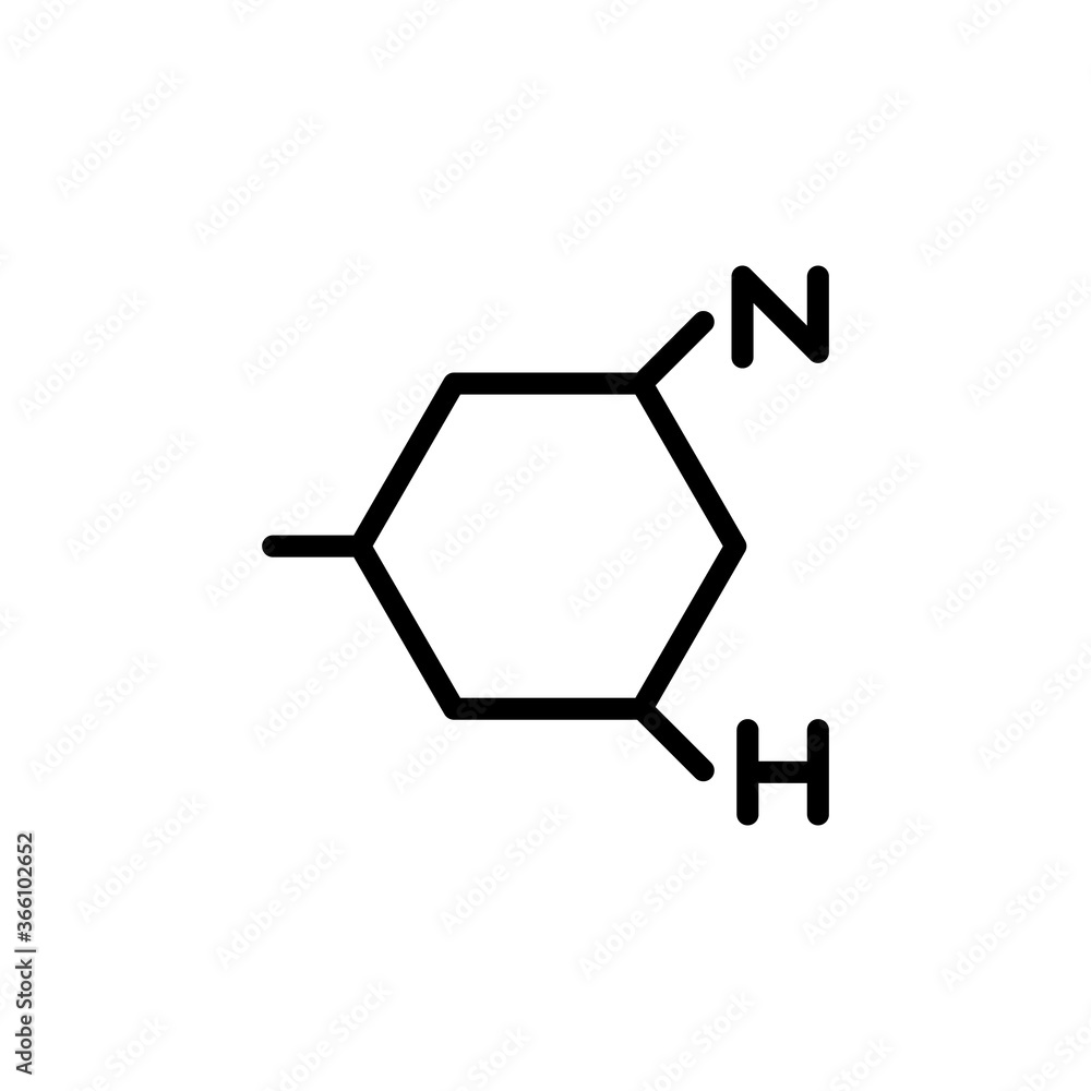 Poster formula, chemistry icon. simple line, outline vector elements of knowledge icons for ui and ux, webs