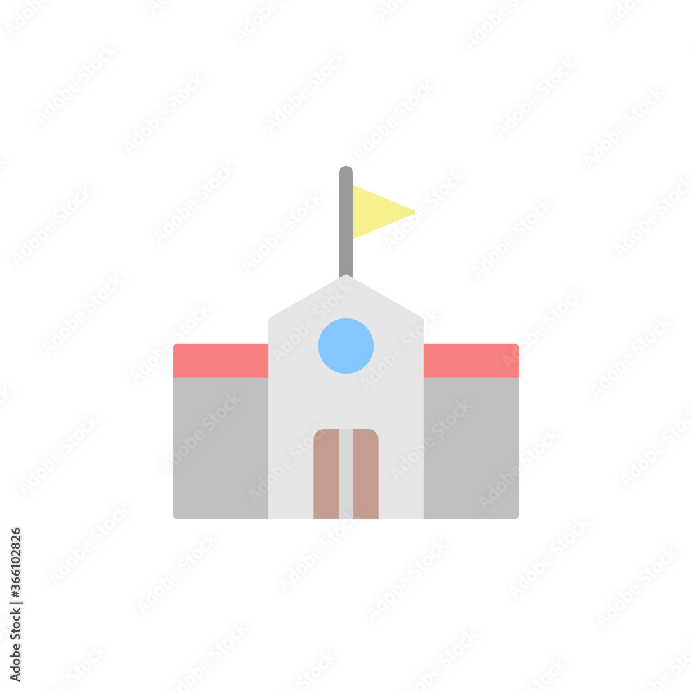 Poster school icon. simple color vector elements of knowledge icons for ui and ux, website or mobile applic
