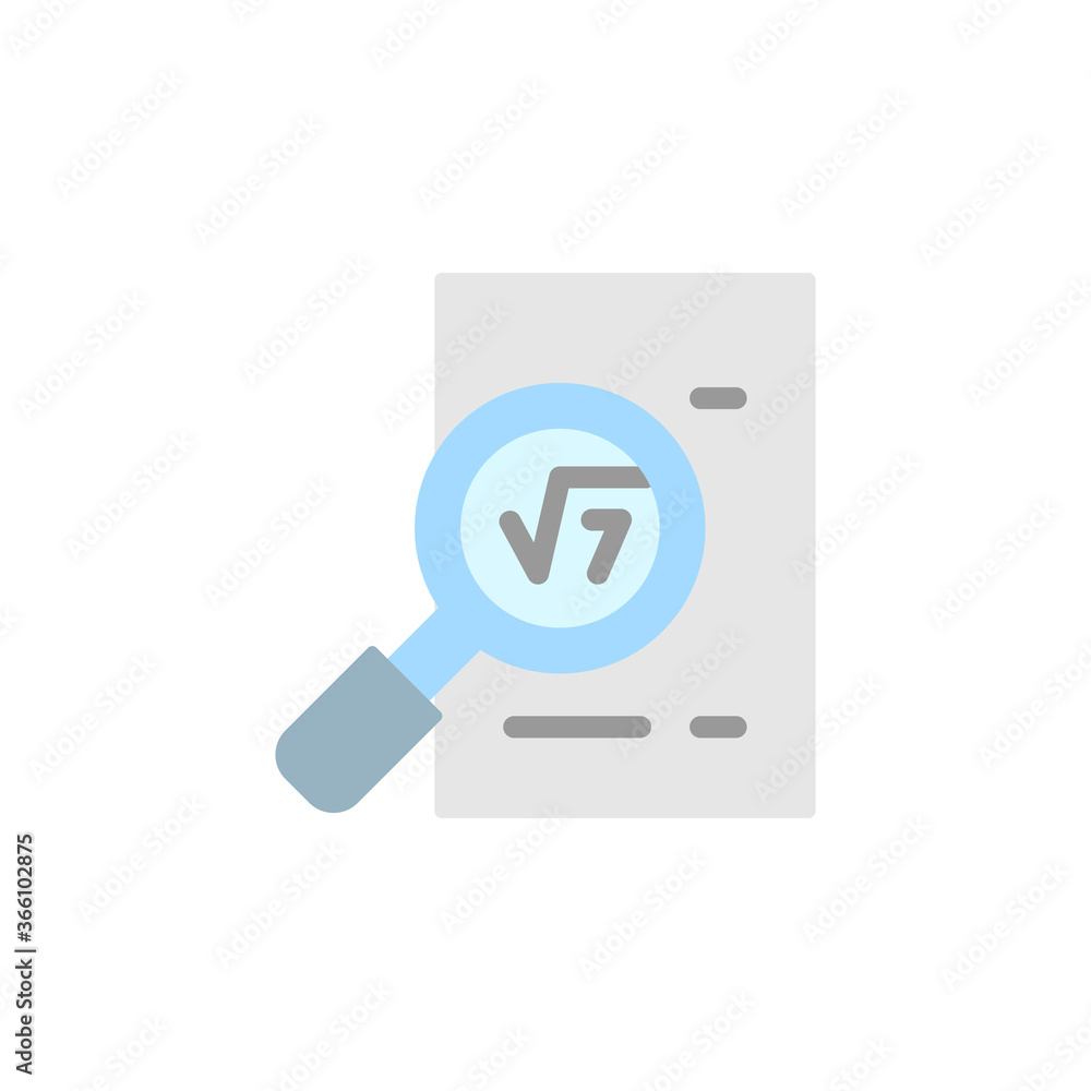 Poster observation, paper icon. simple color vector elements of knowledge icons for ui and ux, website or m