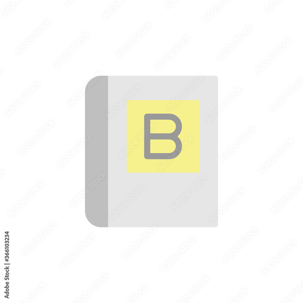 Poster encyclopedia icon. simple color vector elements of knowledge icons for ui and ux, website or mobile 