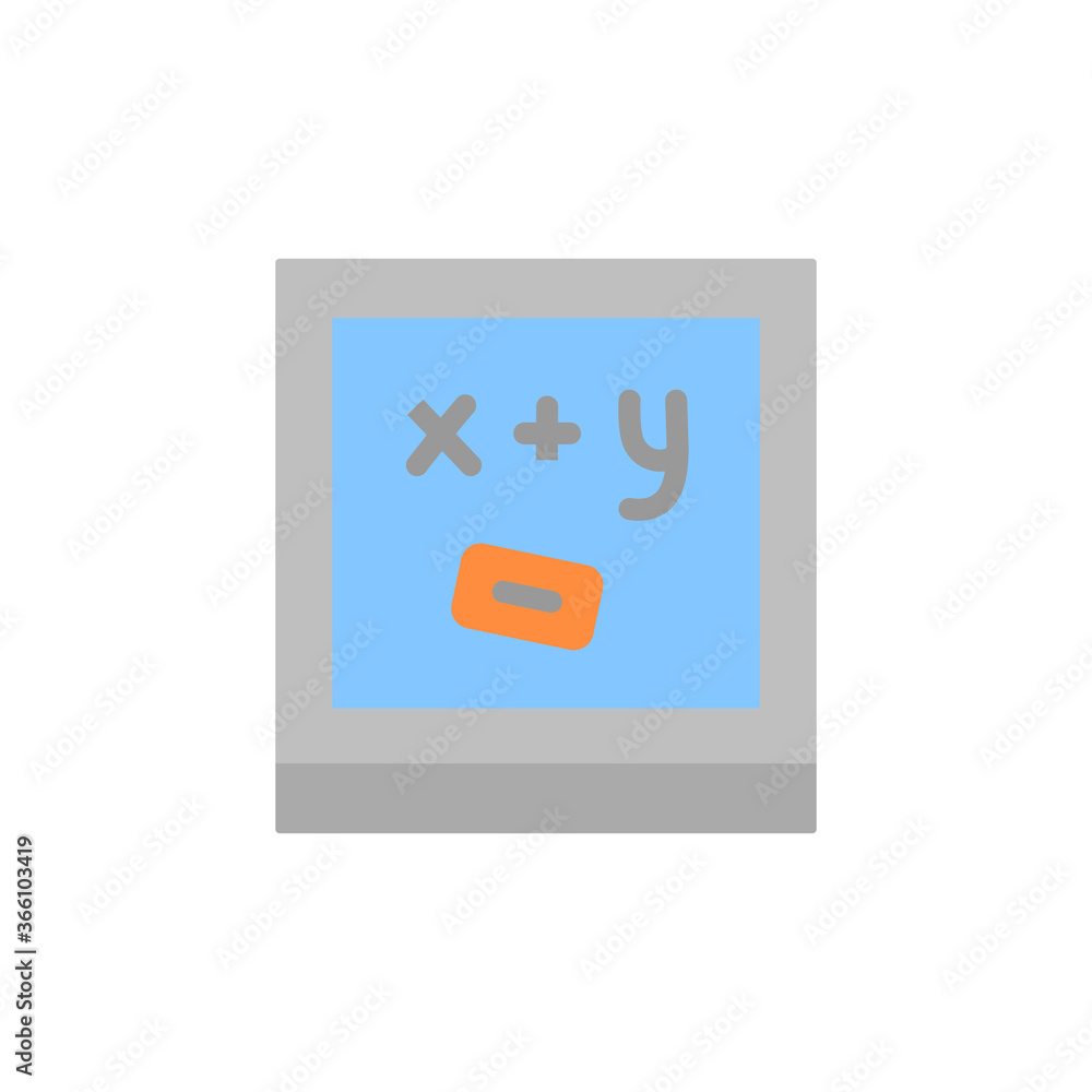 Poster blackboard, education icon. simple color vector elements of knowledge icons for ui and ux, website o