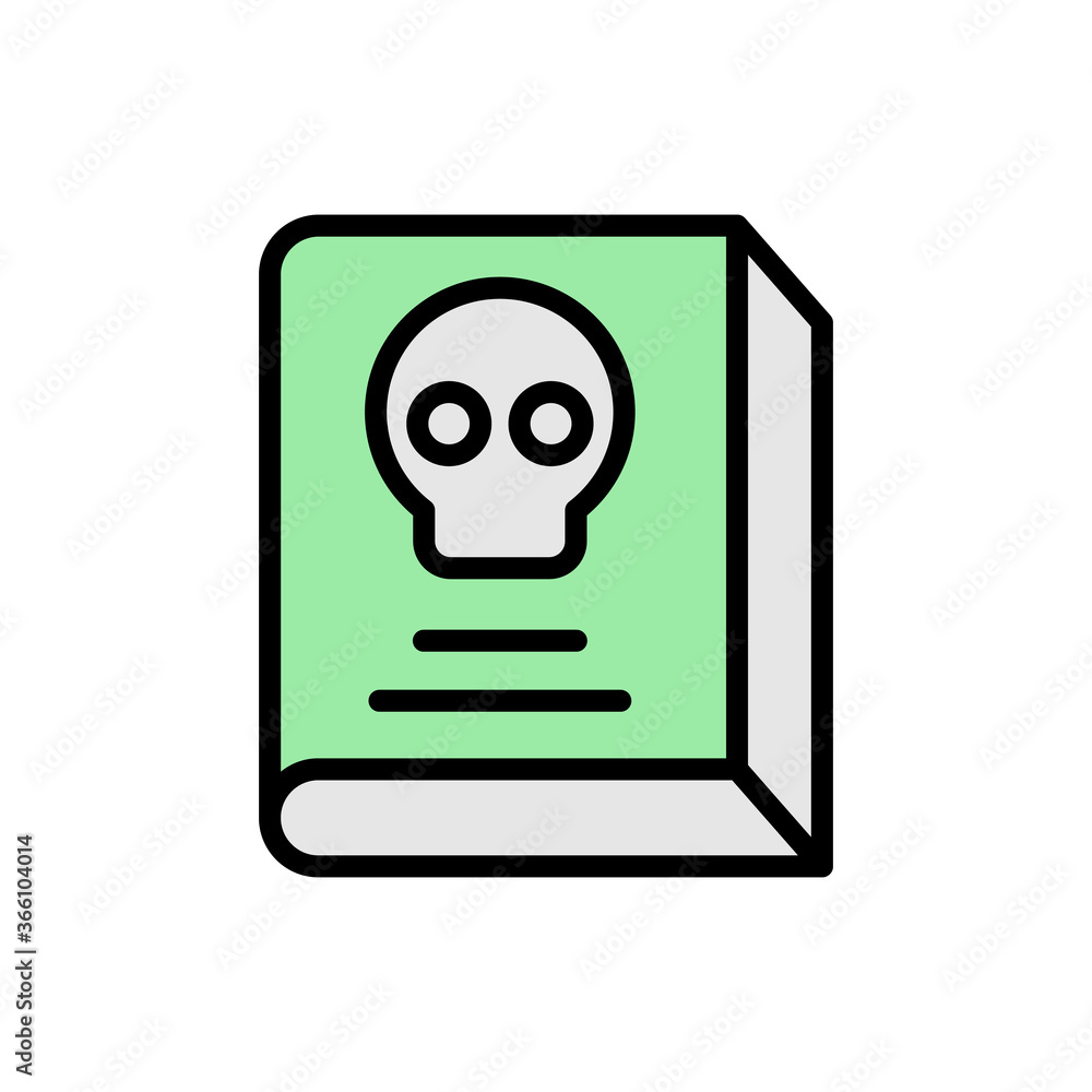 Poster anthropology, book icon. simple color with outline vector elements of knowledge icons for ui and ux,