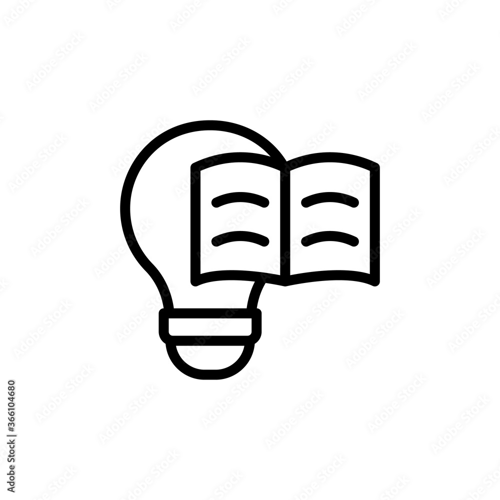 Poster idea, book, innovation icon. simple line, outline vector elements of innovations icons for ui and ux