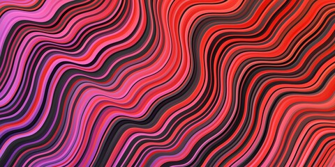 Dark Pink, Red vector background with lines.