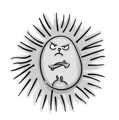 Hedgehog cute cartoon doodle. isolated on white vector illustration. Adorable hedgehog hand drawn backdrop. Sketch good for printing t shirt design, Cute Sticker, fashion print, Greeting card.