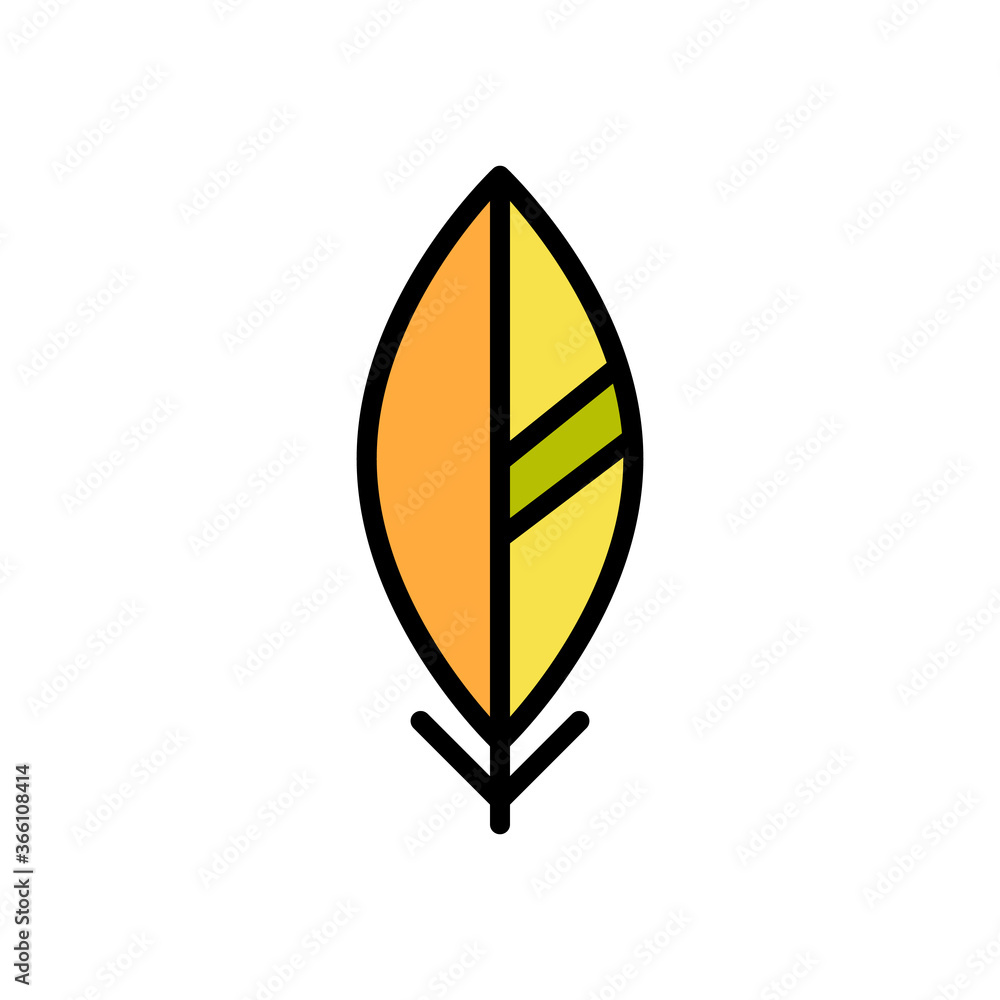 Aufkleber wing bird icon. simple color with outline vector elements of feather icons for ui and ux, website or