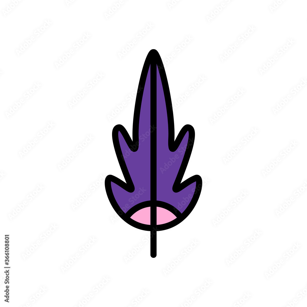 Aufkleber wing bird icon. simple color with outline vector elements of feather icons for ui and ux, website or