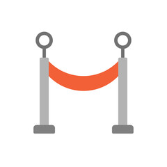 Fence, museum icon. Simple color vector elements of historical things icons for ui and ux, website or mobile application