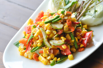 corn salad or fruit salad