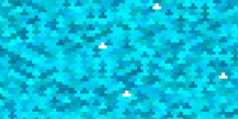 Light BLUE vector pattern in square style. Colorful illustration with gradient rectangles and squares. Pattern for commercials, ads.