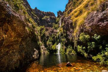 Obraz premium Waterfall landscape bobayaan waterfall