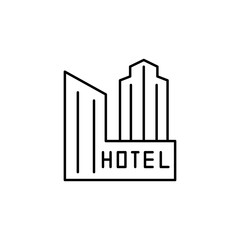 Skyscraper, buildings, travel icon. Simple line, outline vector elements of tourism for ui and ux, website or mobile application