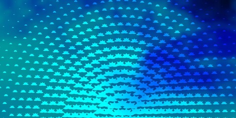 Fototapeta premium Light Pink, Blue vector layout with bright stars. Colorful illustration with abstract gradient stars. Pattern for websites, landing pages.