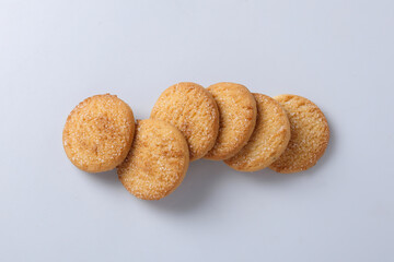 cookies on a white background