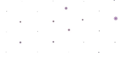 Light Pink vector natural artwork with flowers.