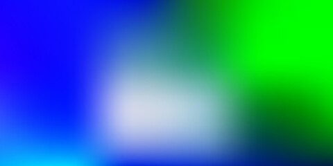 Light Blue, Green vector blurred background.