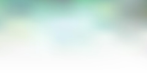 Light blue, green vector abstract blur texture.