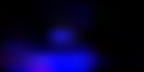 Dark pink, blue vector gradient blur pattern.
