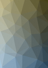 Rose Red color Abstract color Low-Polygones Generative Art background illustration