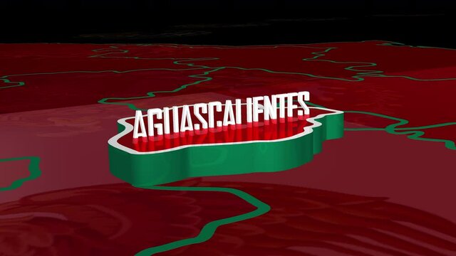 Mexico Aguascalientes Graphic Fly Into