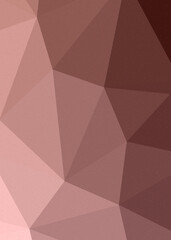 Maroon color Abstract color Low-Polygones Generative Art background illustration