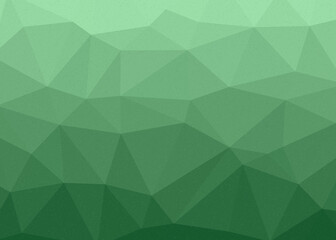 Kelly Green color Abstract color Low-Polygones Generative Art background illustration