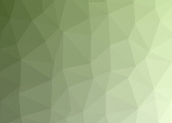 Fototapeta na wymiar Celery Green color Abstract color Low-Polygones Generative Art background illustration