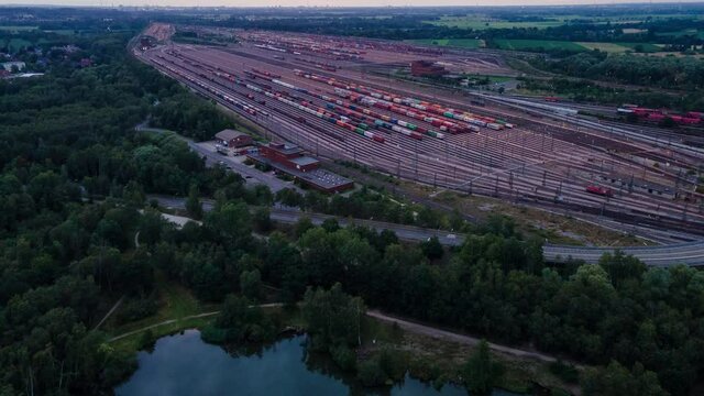 G&uuml;terbahnhof in Maschen (bei Hamburg) 