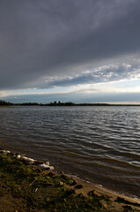 Sunset Over Astotin Lake
