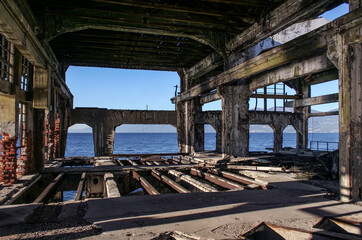 Abandoned launch pad of torpedo factory. TORPEDO was first factory in the world that has produced...