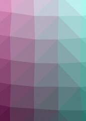 Turquoise Blue color Abstract color Low-Polygones Generative Art background illustration